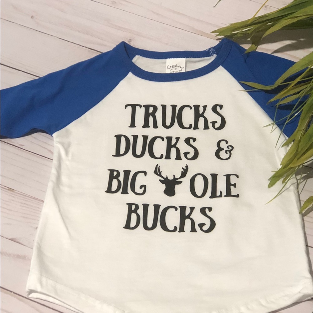 Toddler boys baseball style tee